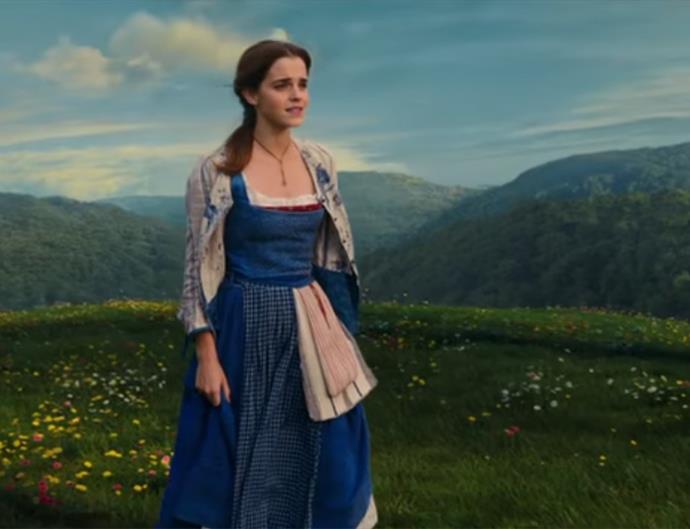 Emma Watson Singing as Belle in Beauty and the Beast