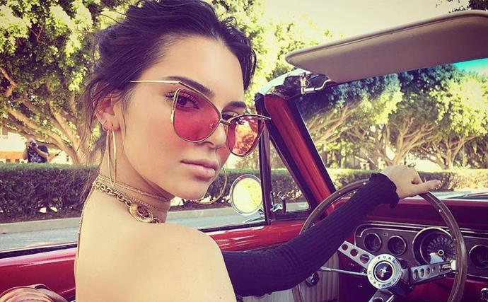 Kendall Jenner Cars Mustang