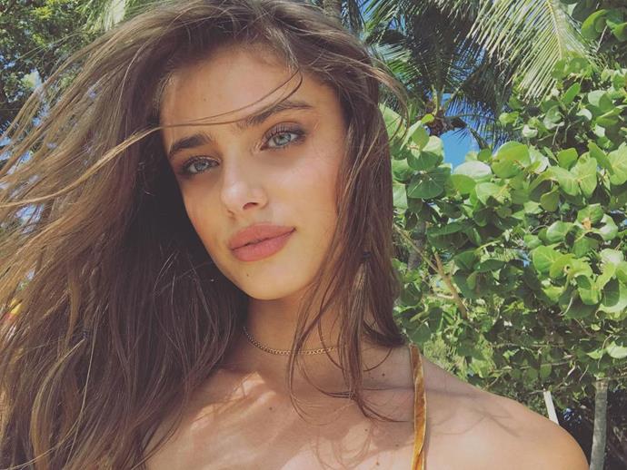 <p><strong>Taylor Hill</strong> <p>All Victoria's Secret fans will be familiar with Taylor, who has walked the runway, starred in their campaigns, and graced many magazine covers, too. <p>Image: <a href="https://www.instagram.com/p/BN90DIYg7uN/">@taylor_hill</a>