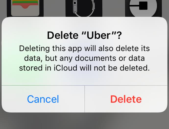 Delete Uber.