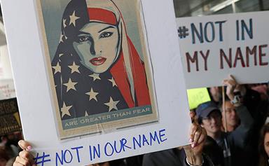 The Most Powerful Imagery From The Muslim Ban Protests