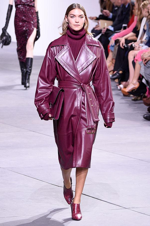 This head-to-toe eggplant look at Michael Kors.