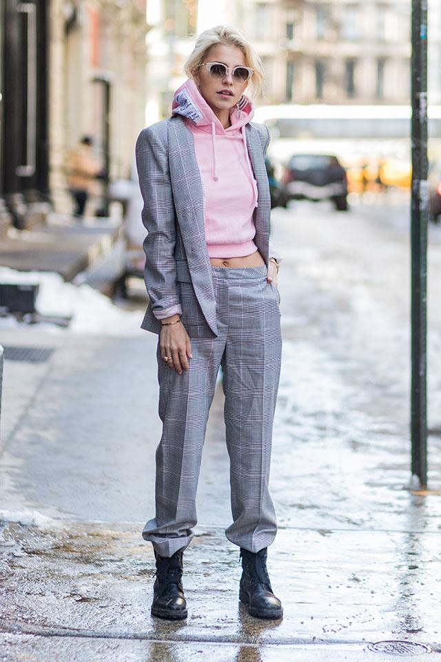 2. Layer Underneath More Sensible, Tailored Pieces To Elevate Your Look