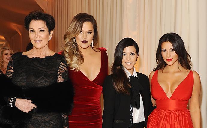 Kim Kardashian, Khloe Kardashian and Kourtney Kardashian.