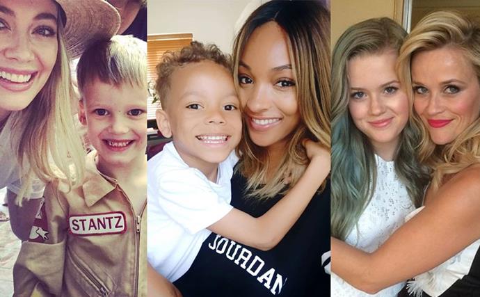 young celebrity mums