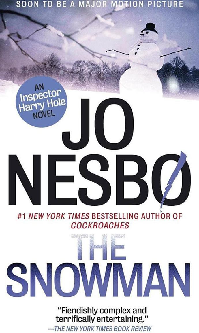 <p><strong><em>The Snowman</em> by Jo Nesbo</strong> <p> <strong>Release date:</strong> October 12, 2017 <p> <strong>What it's about: </strong>A thriller about Detective Harry Hole, who investigates a woman's disappearance. The only clue as to what happened to her is a pink scarf wrapped around an ominous snowman, which seems to confirm a serial killer. It's one of several Harry Hole novels Nesbo has penned, so you can swing through the whole series if you like it. <p><strong> Who'll be in the film: </strong>Michael Fassbender, Val Kilmer, Rebecca Ferguson <p> <strong>If you liked this, try:</strong> <em>The Leopard</em> by Jo Nesbo, <em>Phantom</em> by Jo Nesbo