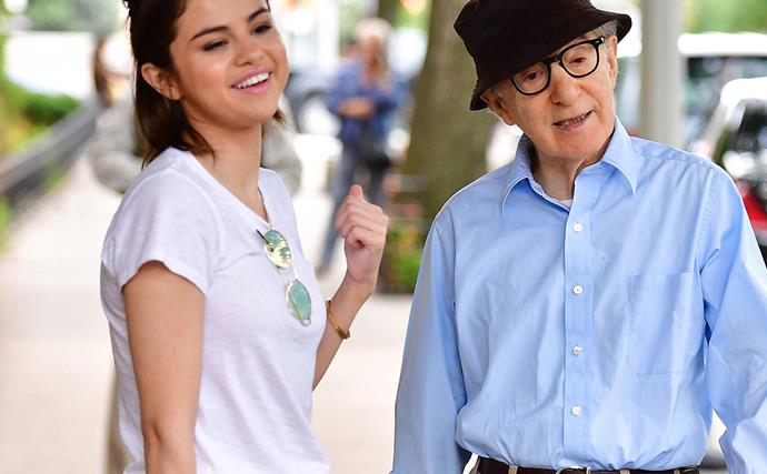 Selena Gomez and Woody Allen