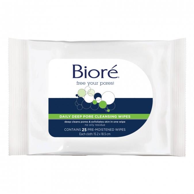 **Biore Daily Cleansing Cloths, $6.99 at [Priceline](https://www.priceline.com.au/biore-daily-deep-pore-cleansing-wipes-25-pack |target="_blank")**<br><br>

Markle always has a pack of face wipes on hand. "They're great to keep in the car and on your nightstand when you have those horribly lazy nights where the thought of getting up to actually wash your face seems unbearable," she told [*The Lady Loves Couture*](maintain that glow that her facials give."
https://theladylovescouture.com/meghan-markle-interview-her-beauty-look-more/
|target="_blank"|rel="nofollow").