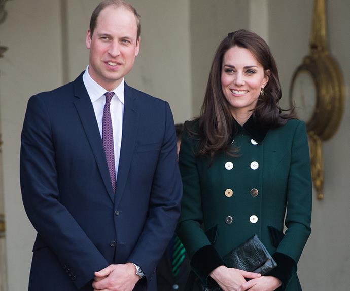 Kate Middleton and Prince William. 