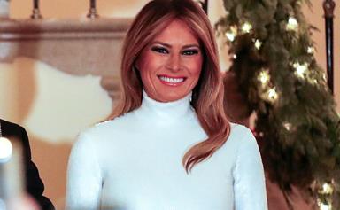Did Melania Trump's Hair Just Change From Brunette To Blonde And Back Again?