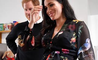 You Can Literally See Meghan Markle's Baby Kicking In This Video