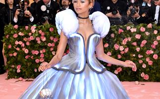 Celebrities Dressed Like Disney Princess Red Carpet Zendaya Cinderella