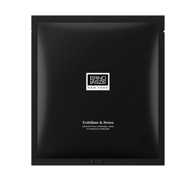 **Detoxifying Hydrogel Sheet Mask by Erno Laszlo**<br><br>
Erno Laszlo's  Hydrogel Sheet mask provides the perfect level of plumpness to dry skin. The sheet mask features an innovative blend of botanical extracts, antioxidants and charcoal, that leaves skin feeling smooth and hydrated. For a gentle exfoliation that helps to reduce the appearance of blemishes, use the sheet mask once a week for 15-20 minutes. <br><br>
*$92 at [ADOREBEAUTY](https://www.adorebeauty.com.au/erno-laszlo/erno-laszlo-detoxifying-hydrogel-mask-4-pack.html?istCompanyId=6e5a22db-9648-4be9-b321-72cfbea93443&istFeedId=686e45b5-4634-450f-baaf-c93acecca972&istItemId=warqwlppt&istBid=tztx&gclid=Cj0KCQjw0brtBRDOARIsANMDykaEcoX2OFAfi-U8eo92B0Z6O-BhHVldlY-MqUqacGk_7vkTzhCirxAaAiPHEALw_wcB|target="_blank"|rel="nofollow").*