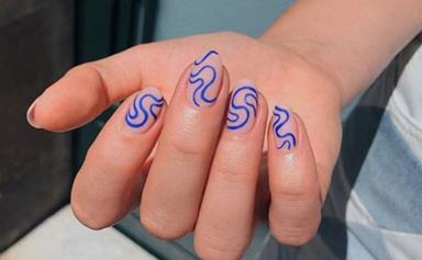 Squiggly Nail Art Is The Fun (And Achievable) Manicure That You Can Try At Home