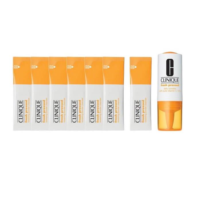 Fresh Pressed 7-Day System with Pure Vitamin C by Clinique, $45, at [Sephora](https://fave.co/38yv5WF|target="_blank"|rel="nofollow")