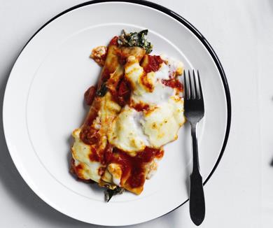 **[Sarah Cicolini's beef and ricotta cannelloni](https://www.gourmettraveller.com.au/recipes/chefs-recipes/beef-and-ricotta-cannelloni-16487|target="_blank")**