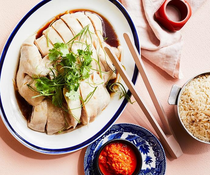 **[Junda Khoo's Hainanese chicken](https://www.gourmettraveller.com.au/recipes/chefs-recipes/hainanese-chicken-19295|target="_blank")**