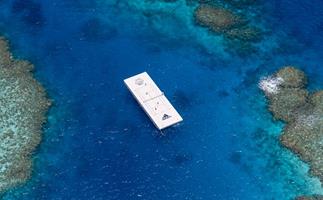 A Full-Size Tennis Court Has Popped Up On The Great Barrier Reef, And It Comes With A Sustainable Message