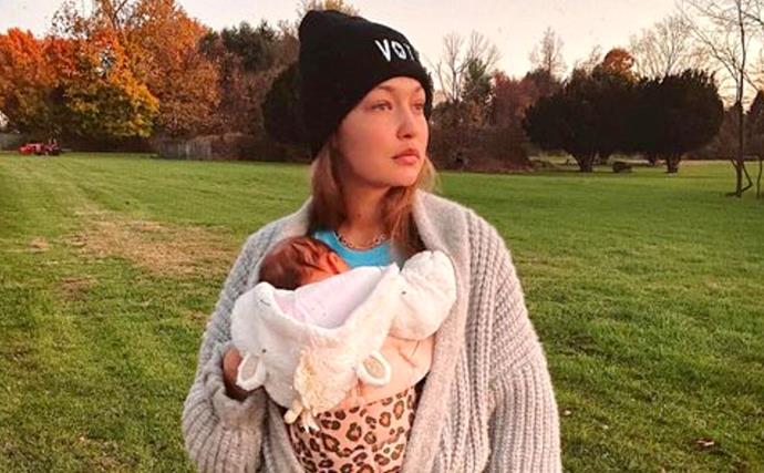 Gigi Hadid Just Shared A Rare Photo Of Khai Walking, So Can Someone Please Tell Us Where The Time Has Gone?