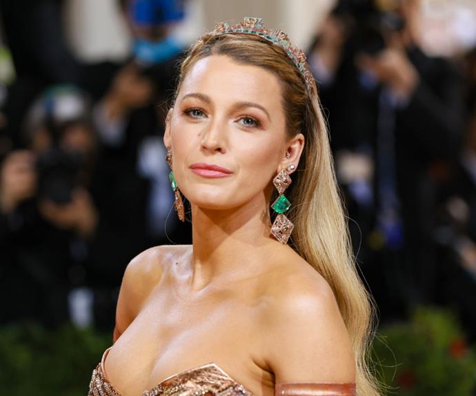 Here's Every Product Used To Create Blake Lively's Glowy, Golden Met Gala Glam