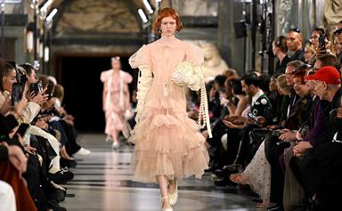 “She’s Just Kind Of Unstoppable”: Simone Rocha Presents An Uplifting Collection, And Her Menswear Debut, At London’s Old Bailey