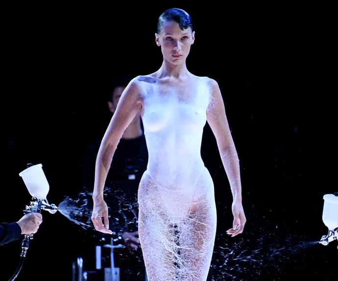 We've Reached The Future—This Is How Bella Hadid's Spray-On Coperni Dress Was Made