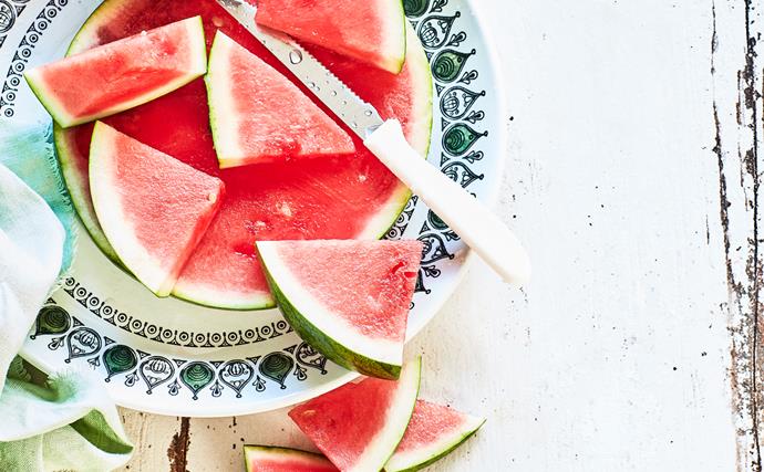 In season with Food magazine: watermelon