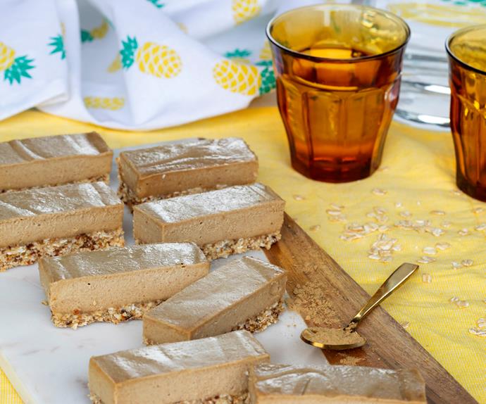 Raw and yummy ginger slice