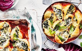 ricotta and spinach pasta bake