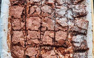Gluten-free walnut chocolate brownie