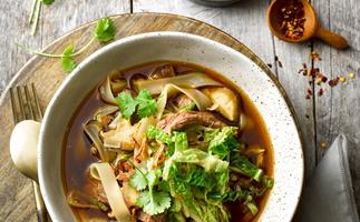 Beef and hoisin pho