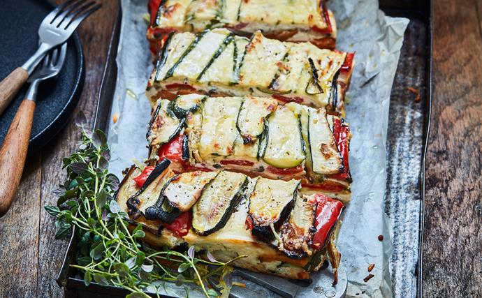 Courgette & vegetable bake