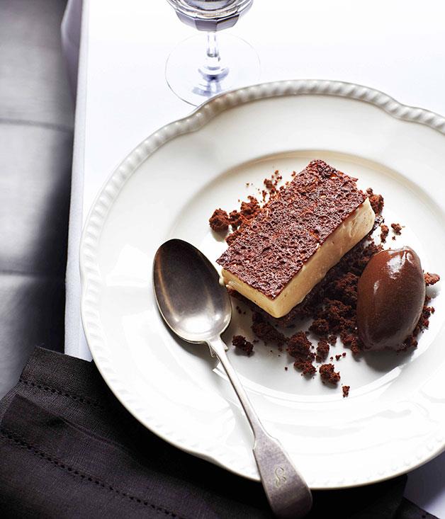 **[White chocolate parfait with chocolate sorbet](https://www.gourmettraveller.com.au/recipes/chefs-recipes/white-chocolate-parfait-with-chocolate-sorbet-7549|target="_blank")**
