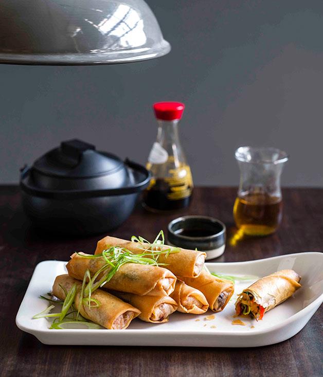 [**Spring rolls**](https://www.gourmettraveller.com.au/recipes/browse-all/chinese-spring-rolls-8776|target="_blank")