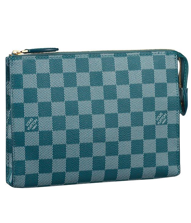 **Louis Vuitton "Damier Coulers Element"**
Passport, money, make-up, you name it - these nifty little A5-sized pouches from Louis Vuitton are perfect for carting around essentials when you're on the go. _$840, [louisvuitton.com](http://www.louisvuitton.com "Louis Vuitton")_