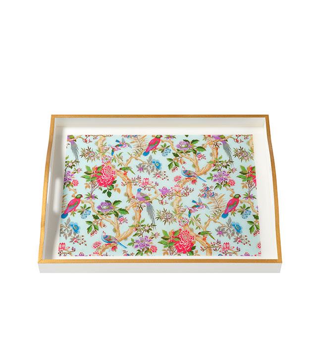 **Whitelaw & Newton "Whimsical" trays**
Is breakfast in bed on the Valentine's Day agenda? Present it on one of these pretty printed trays from [Domo](http://domo.com.au/ "Domo") for extra brownie points. _$195_.