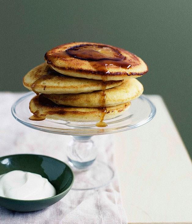 **[Apple-maple buttermilk hotcakes](https://www.gourmettraveller.com.au/recipes/browse-all/apple-maple-buttermilk-hotcakes-9757|target="_blank")**
