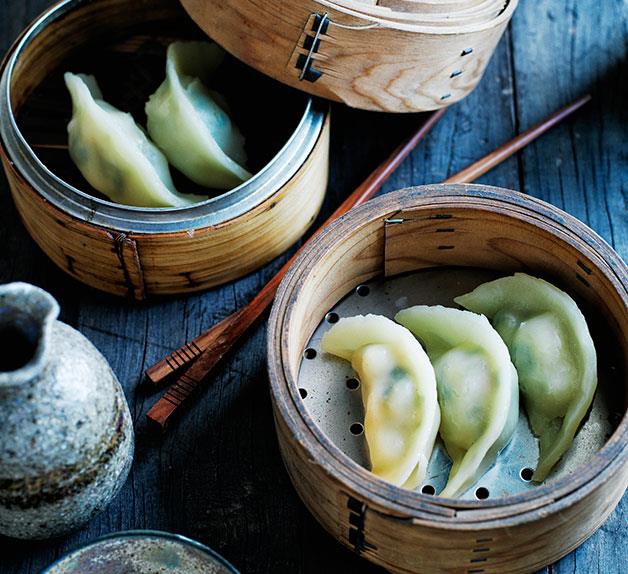 Jade prawn dumplings