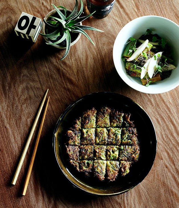 **[Moon Park's cucumber kimchi (oi kimchi)](https://www.gourmettraveller.com.au/recipes/chefs-recipes/cucumber-kimchi-oi-kimchi-8081|target="_blank"|rel="nofollow")**