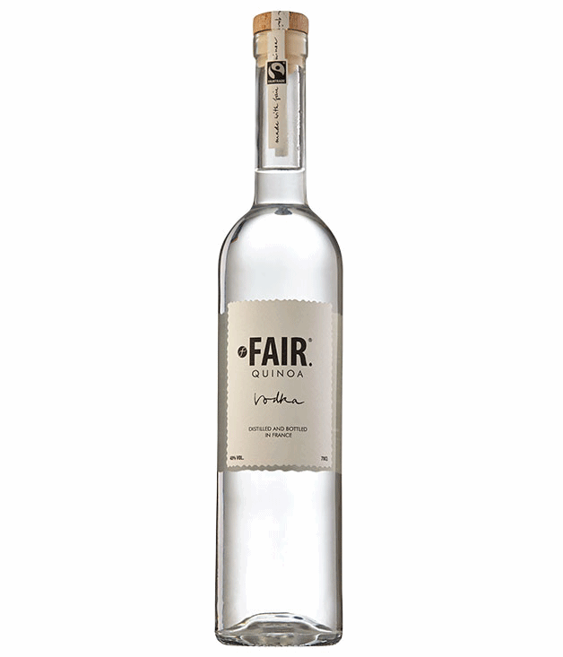 **Quinoa vodka**
Here's one for the dads who refuse to bend to the brown-spirits stereotype. Fair Quinoa Vodka is made from everyone's favourite South American super-seed, quinoa. It's Fair Trade and it comes in a pretty neat bottle - what's not to love? _$72, [noblespirits.com.au](http://noblespirits.com.au "Noble Spirits")_