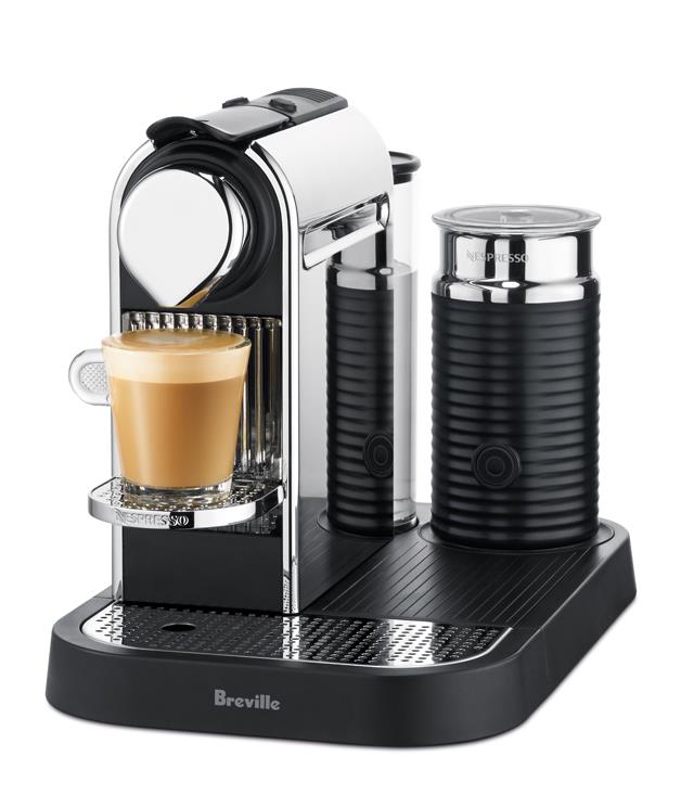 **Nespresso Breville Citiz & milk Chrome coffee machine**
[Here's some hardware](http://breville.com.au) that'll keep the coffee obssesive in your life well-caffeinated with its ability to pump out straight espresso and milk-based coffees with equal facility. _$399_