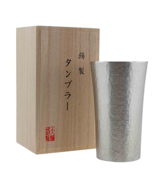 **Osaka Suzuki Silky beer tumbler**
Liquor more their thing? Give them something fun to drink it from with these handmade beer and whisky tumblers from Japanese tinware pioneers [Osaka Suzuki](http://sakeshop.chefsarmoury.com/p/Drinkware/Beer-Tumbler-Silky-Series-300ml-Osaka-Suzuki/SU06). _From $125.95_