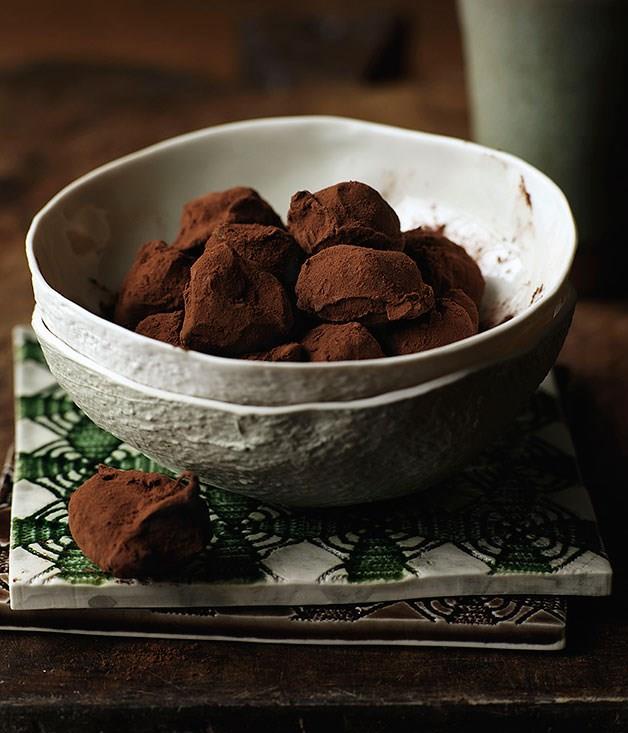 [**Chocolate truffles**](https://www.gourmettraveller.com.au/recipes/chefs-recipes/chocolate-truffles-7144|target="_blank")
