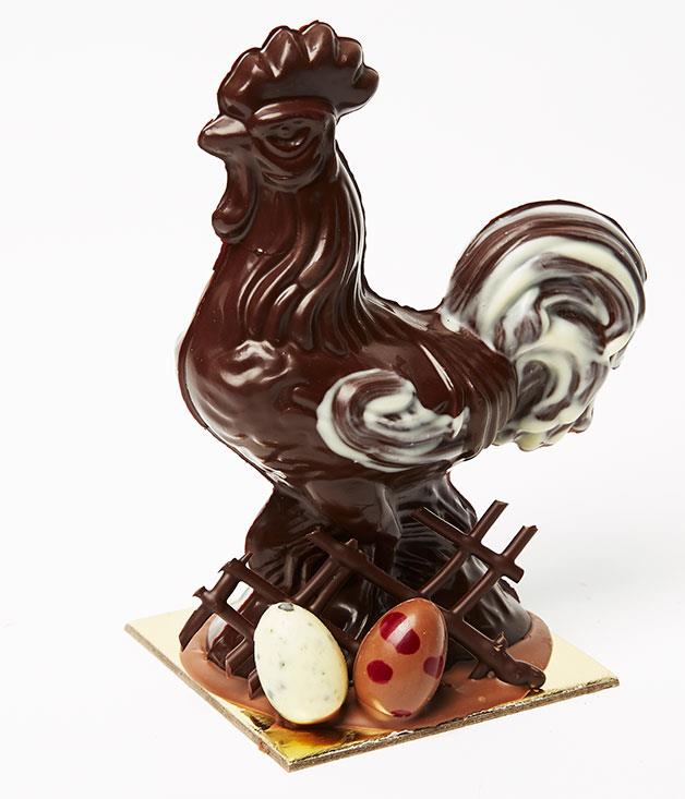 **Chocolate Rooster**
Strong, proud and utterly delicious, this majestic fowl is available in milk or dark chocolate. Cock-a-doodle-do indeed. _200gm rooster in milk or dark chocolate, $38, [kakawachocolates.com.au](http://www.kakawachocolates.com.au "Kakawa")_