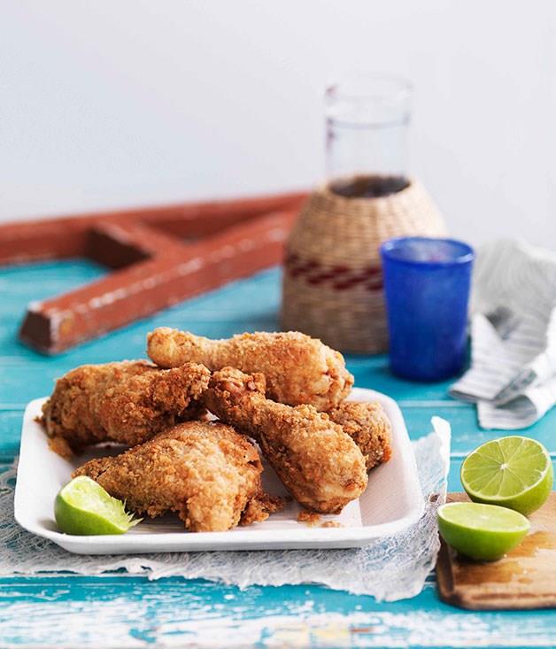 [**Crunchy buttermilk fried chicken**](https://www.gourmettraveller.com.au/recipes/chefs-recipes/crunchy-buttermilk-fried-chicken-7653|target="_blank")
