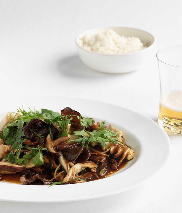 [**Stir-fried chicken and Chinese mushrooms**](https://www.gourmettraveller.com.au/recipes/fast-recipes/stir-fried-chicken-and-chinese-mushrooms-13121|target="_blank")
