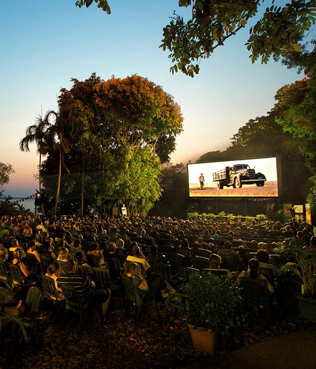 **WATCH: Deckchair Cinema**
This open-air cinema on the edge of the scenic Darwin Harbour screens a diverse range of Australian, foreign, popular and classic films. Before your movie starts, watch the sunset over the sea and enjoy the tropical garden setting with a meal and a drink from local suppliers. 

_Tickets $16, gates open 20 April, 6:30pm, Darwin Harbour, NT,_ [deckchaircinema.com](/deckchaircinema.com)