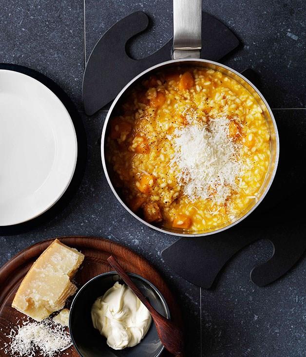 [**Pumpkin and vermouth risotto with parmesan and mascarpone**](https://www.gourmettraveller.com.au/recipes/browse-all/pumpkin-and-vermouth-risotto-with-parmesan-and-mascarpone-10429|target="_blank")
