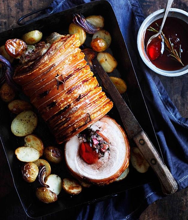 **[Roast pork with rhubarb and rosemary jelly](http://www.gourmettraveller.com.au/recipes/browse-all/roast-pork-with-rhubarb-and-rosemary-jelly-11027|target="_blank")**