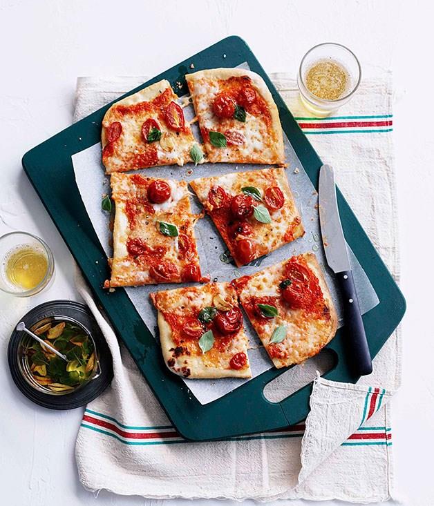 [**Salami and mozzarella pizza a taglio**](https://www.gourmettraveller.com.au/recipes/browse-all/salami-and-mozzarella-pizza-a-taglio-10534|target="_blank")
